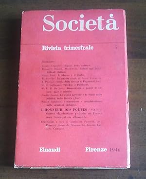 SOCIETA RIVISTA TRIMESTRALE