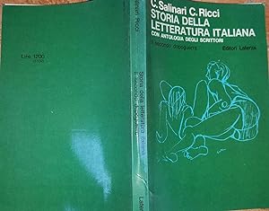 Immagine del venditore per Storia della letteratura italiana con antologia degli scrittori Volume II venduto da librisaggi