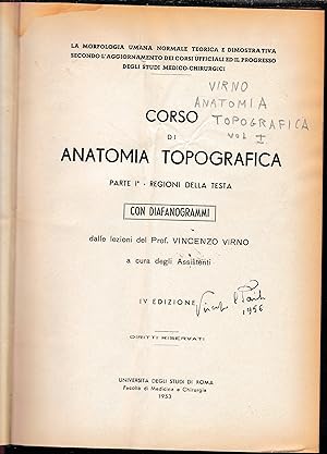 Anatomia Topografica, vol. 1°
