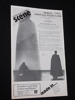 Seller image for scene, Oktober 1981, Dsseldorfer Schauspielhaus [Theaterinformationen] for sale by Fast alles Theater! Antiquariat fr die darstellenden Knste