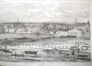 The Thames Embankment Prospect from The Temple to Somerset House and Proposed site for the New La...