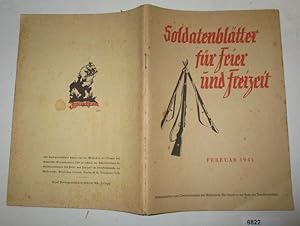 Seller image for Soldatenbltter fr Feier und Freizeit - Februar 1941 for sale by Versandhandel fr Sammler