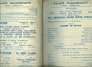 Imagen del vendedor de Barber of Seville | Original Souvenir Theatre Programme Performed at Hammersmith Palace, London a la venta por Little Stour Books PBFA Member
