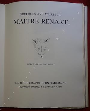 Seller image for Quelques aventures de Matre Renart (Renard) for sale by Fronhofer Schlsschen Galerie