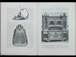 ART ET DECORATION - AVRIL 1901 - EDMOND BECKER, PLUMET, CHARPENTIER, SCHWABE