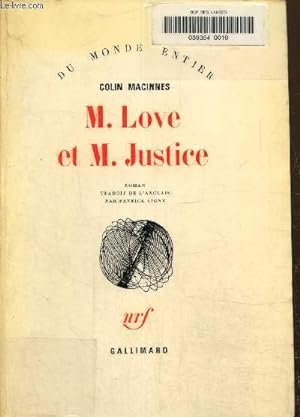 Imagen del vendedor de M.Love et M.Justice a la venta por Le-Livre