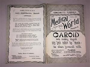 Imagen del vendedor de The Medical World. A Practical Medical Monthly Vol.XV - No.3. March,1897 a la venta por Dale Cournoyer Books