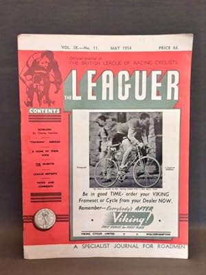 Seller image for THE LEAGUER. Official Journal of the British League of Racing Cyclists (Vol. IX - No.11. May, 1954) for sale by Dale Cournoyer Books