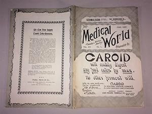 Imagen del vendedor de The Medical World. A Practical Medical Monthly Vol.XV - No.6. June,1897 a la venta por Dale Cournoyer Books