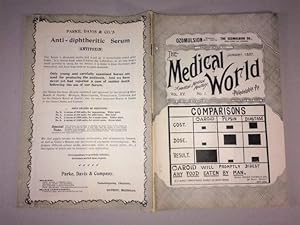 Imagen del vendedor de The Medical World. A Practical Medical Monthly Vol.XV - No.1. January,1897 a la venta por Dale Cournoyer Books