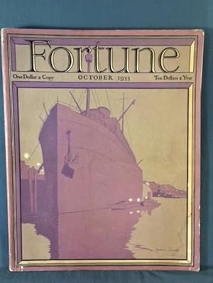 Image du vendeur pour FORTUNE MAGAZINE. October 1933 - Volume VIII - Number 4 mis en vente par Dale Cournoyer Books