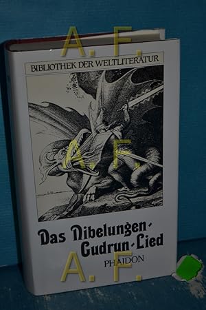 Seller image for Das Nibelungenlied, Das Gudrunlied [nach d. bertr. von. Mit Vorw., Worterl. u. Zeittafel vers. von Gnther Schweigle] / Bibliothek der Weltliteratur for sale by Antiquarische Fundgrube e.U.