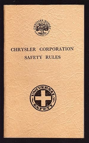 CHRYSLER CORPORATION SAFETY RULES, FORM 2921