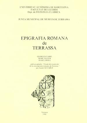Imagen del vendedor de Epifania romana de Terrassa a la venta por Imosver