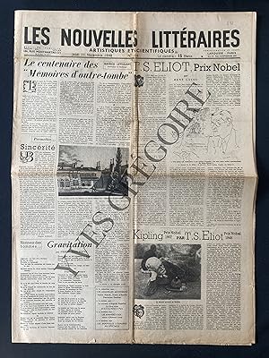 LES NOUVELLES LITTERAIRES-N°1106-11 NOVEMBRE 1948