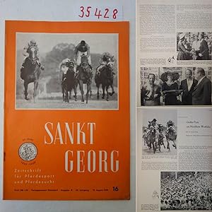 Sankt Georg. Zeitschrift für Pferdesport und Pferdezucht * 60. Jahrgang 1959 Heft 16