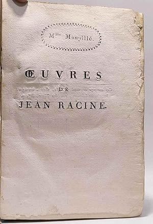 Oeuvres de Jean Racine avec des commentaires par M. Luneau de Boisjermain - tomes 1 - 3 - 4 - 5 -...