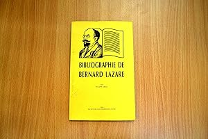 Seller image for Bibliographie de Bernard Lazare for sale by HALCYON BOOKS