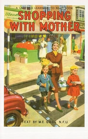 Seller image for Shopping With Mother Road Safety Ladybird 1st Edition Book Postcard for sale by Postcard Finder