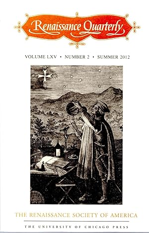 Imagen del vendedor de Renaissance Quarterly Volume LXV Number 2 Summer 2012 a la venta por Book Booth