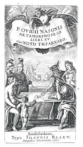 Metamorphoseon libri XV. Cum notis Th. Farnabii.Amstelaedami, typis Ioannis Blaeu, sumptibus soci...