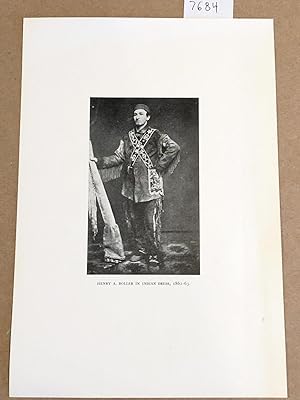 Seller image for Henry A. Boller in Indian Dress 1862 - 1863 image only for sale by Carydale Books