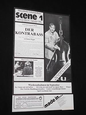 scene 1, Spielzeit 1982/83, September 1982, Düsseldorfer Schauspielhaus [Theaterinformationen]. T...