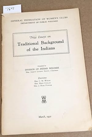 Immagine del venditore per Prize Essays on Traditional Background of the Indians March, 1932 venduto da Carydale Books