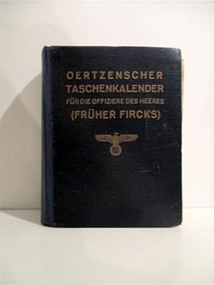 Oertzenscher Taschenkalender Fur Die Offiziere Des Heeres. (Fricks, Fruher.)