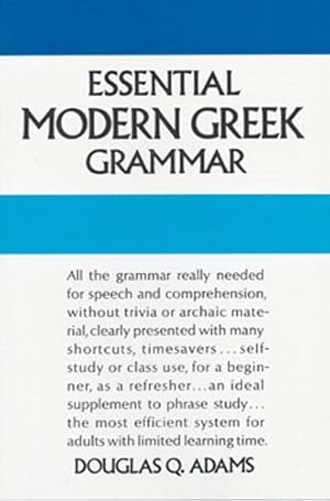 Imagen del vendedor de Essential Modern Greek Grammar a la venta por GreatBookPricesUK