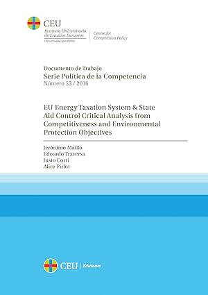 Seller image for Eu energy taxation system & state aid control. for sale by Imosver