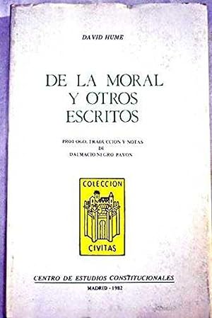 Seller image for De la Moral y otros escritos for sale by Imosver