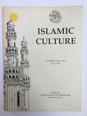 Seller image for Islamic Culture ; An English Quarterly Volume LXXI, No. 3 July 1997 for sale by Joseph Burridge Books