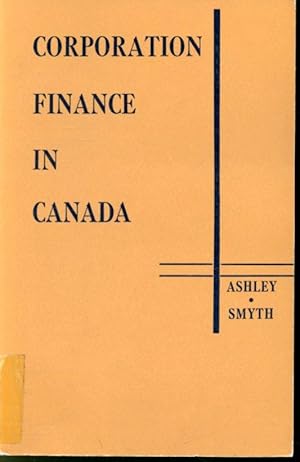 Imagen del vendedor de Corporation Finance in Canada a la venta por Librairie Le Nord