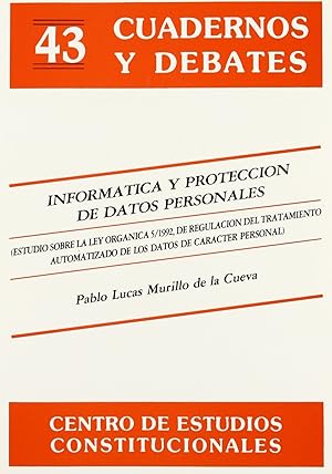Seller image for Informtica y proteccin de datos personales for sale by Imosver