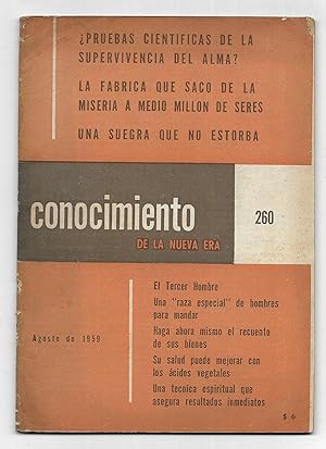 Conocimiento de la Nueva Era. nº- 260 revista Agosto de 1959