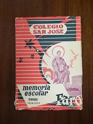 Imagen del vendedor de Colegio San Jos. Memoria escolar curso 1958-1958 a la venta por Domiduca Libreros