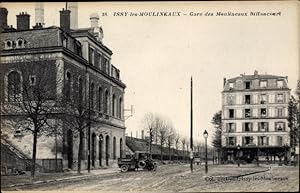 Ansichtskarte / Postkarte Issy les Moulineaux Hauts de Seine, Gare des Moulineaux Billancourt
