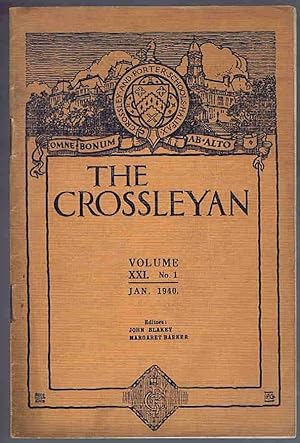Image du vendeur pour The Crossleyan Volume XXI No.1 Jan 1940 mis en vente par Lazy Letters Books