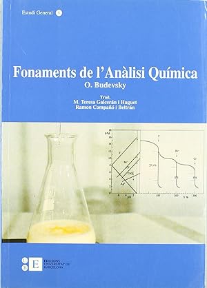 Imagen del vendedor de Fonaments de l'analisi qumica a la venta por Imosver