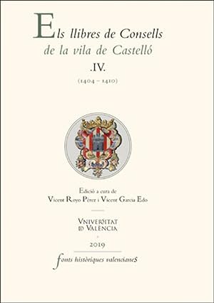 Bild des Verkufers fr Els llibres de Consells de la vila de Castell IV (1404-1410) zum Verkauf von Imosver