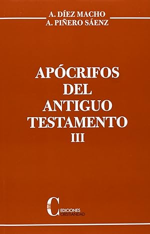 Seller image for Apcrifos Antiguo Testamento. Tomo III. for sale by Imosver