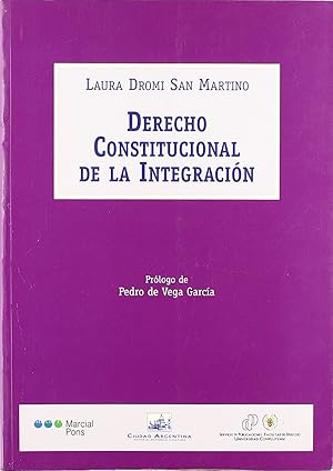 Imagen del vendedor de Derecho constitucional de la integracin a la venta por Imosver