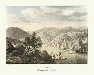 Bild des Verkufers fr Burg Golubac ('Servien. Ruinen von Golubacz'). zum Verkauf von Antiquariat Norbert Haas