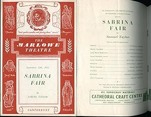 Imagen del vendedor de Sabrina Fair | Original Souvenir Theatre Programme Performed at The Marlowe Theatre, Canterbury a la venta por Little Stour Books PBFA Member