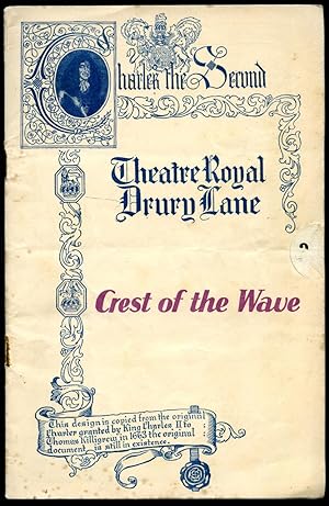 Bild des Verkufers fr Crest of the Wave | Original Souvenir Theatre Programme Performed at Theatre Royal, Drury Lane, London zum Verkauf von Little Stour Books PBFA Member