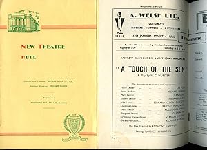 Imagen del vendedor de A Touch of the Sun | Original Souvenir Theatre Programme Performed at The New Theatre, Hull a la venta por Little Stour Books PBFA Member