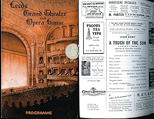 Seller image for A Touch of the Sun - A Three Act Play | Original Souvenir Theatre Programme Performed at Leeds Grand Theatre and Opera House for sale by Little Stour Books PBFA Member