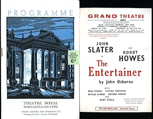 Seller image for The Entertainer | Original Souvenir Theatre Programme Performed at Theatre Royal, Newcastle-upon-Tyne + Promotional Flyer For Performance at Grand Theatre, Leeds for sale by Little Stour Books PBFA Member