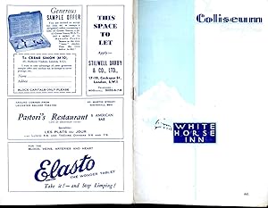 Seller image for White Horse Inn | Original Souvenir Theatre Programme Performed at The Coliseum, Charing Cross, London for sale by Little Stour Books PBFA Member